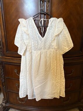 NWOT Umgee Babydoll Eyelet Dress